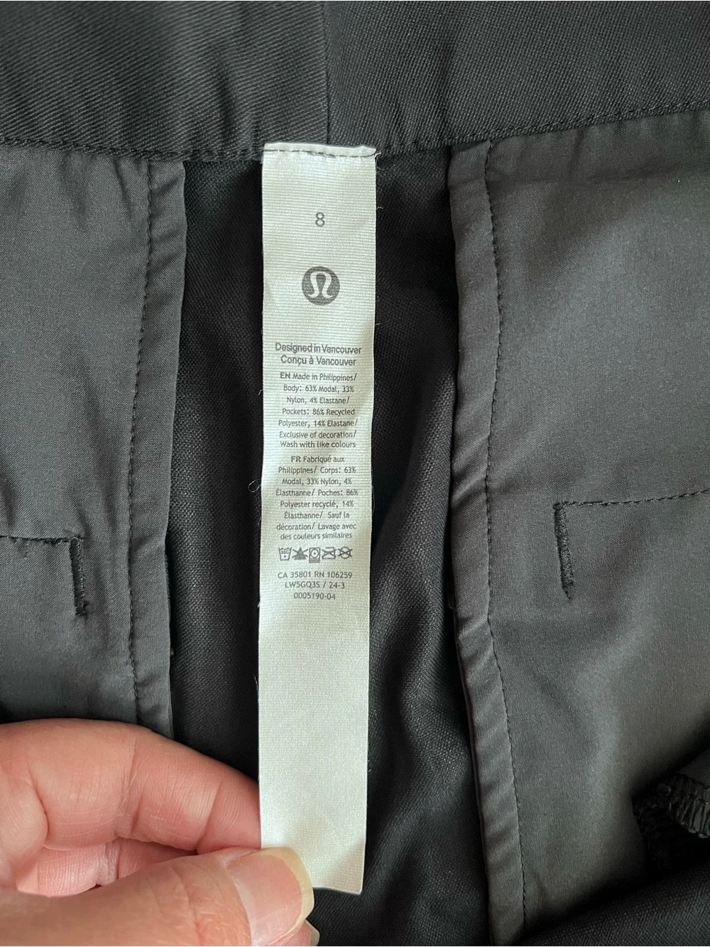 Lululemon Pleat-Front High-Rise TrouserSZ  8